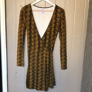 American Apparel wrap mini dress